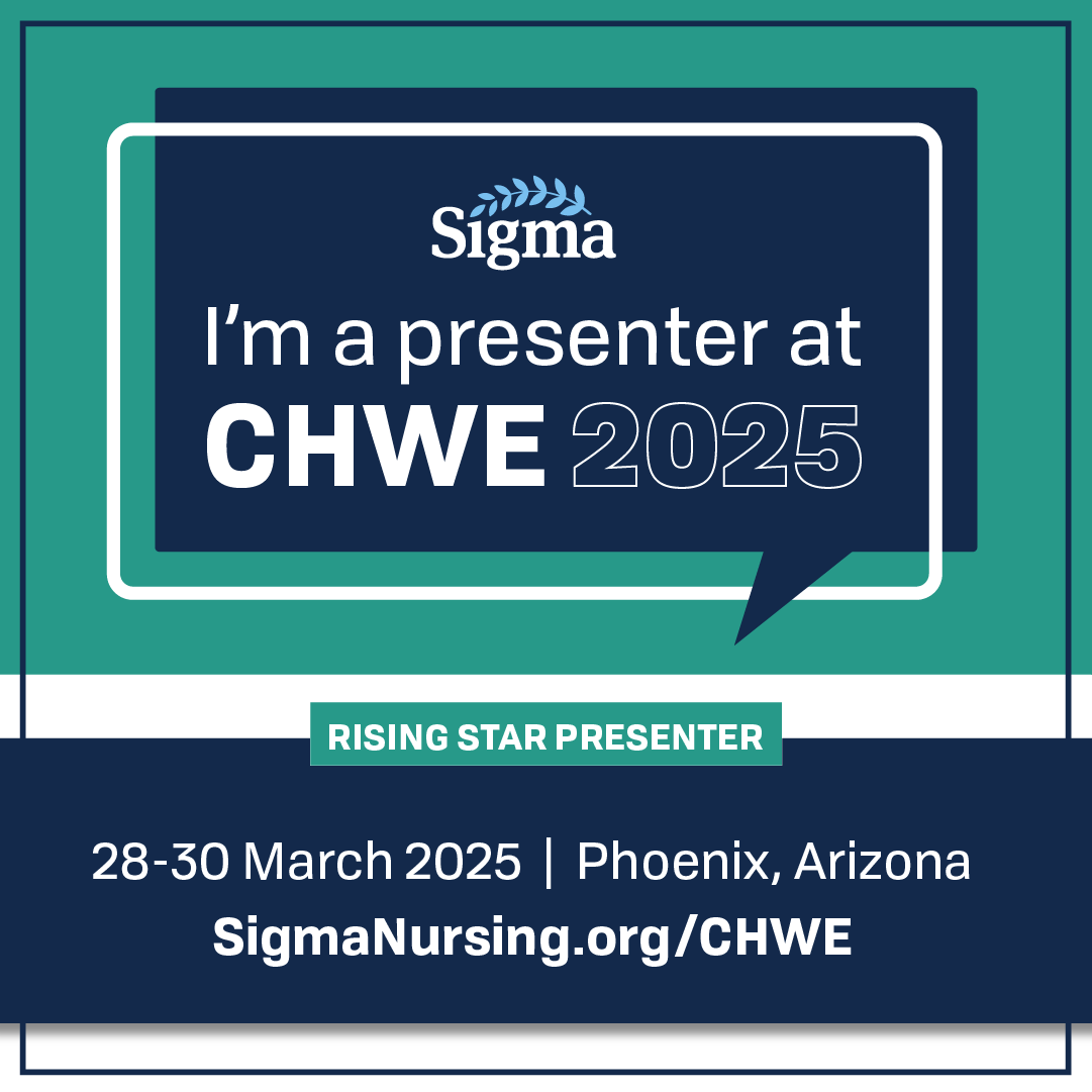 CHWE badge rising star presenter 2025